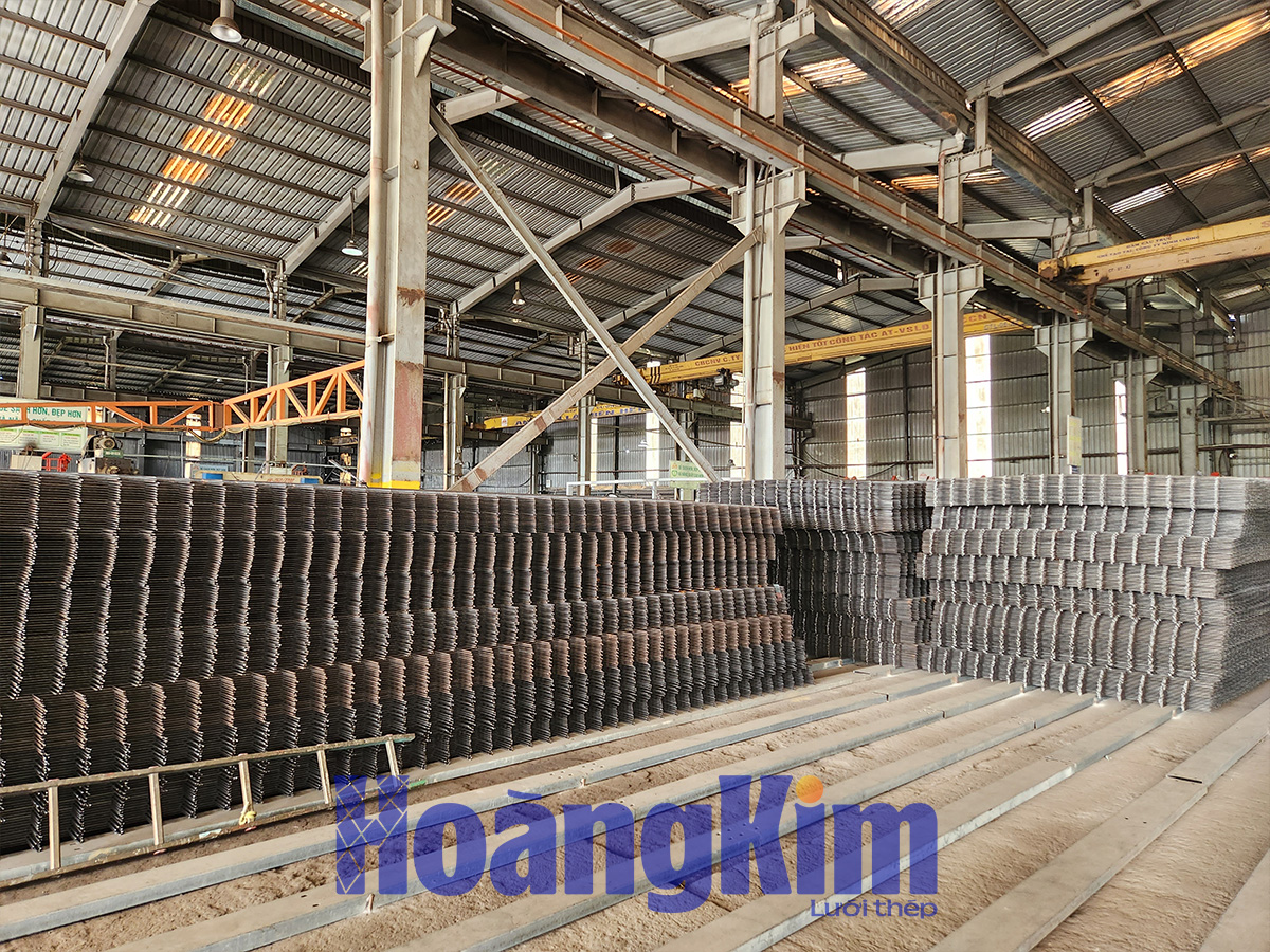 Nhà máy gia công lưới thép hàn của Lưới thép Hoàng Kim