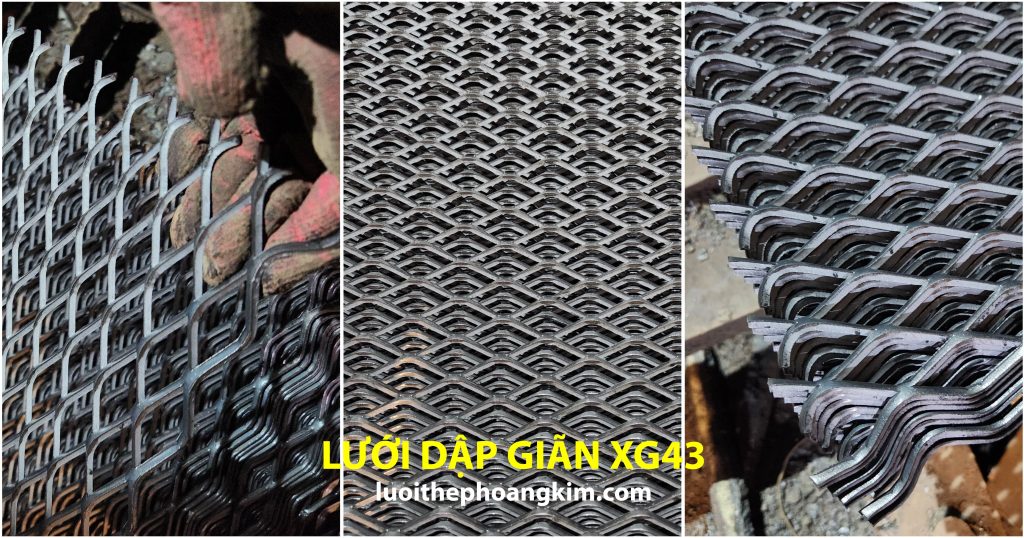 Lưới thép dập giãn XG43 - luoithephoangkim